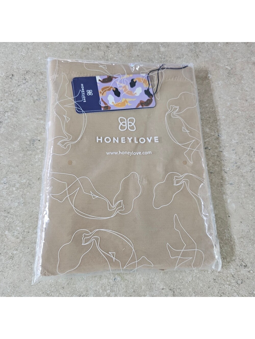 Honeylove Superpower Brief High Waist Shapewear - Sand, Small NEW